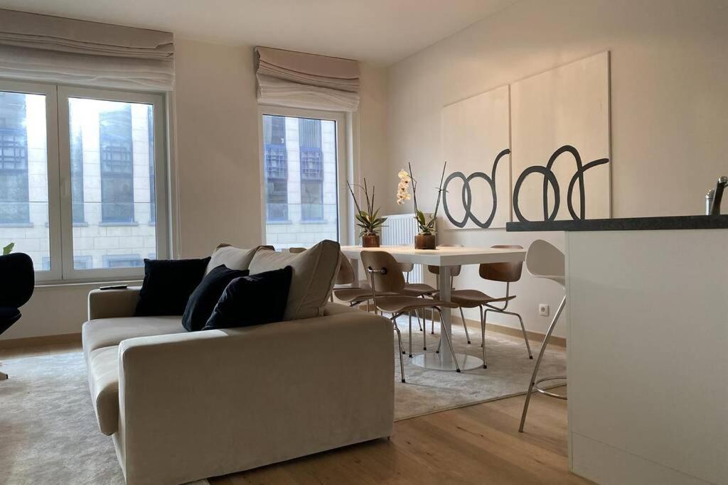 Bright Luxury Apartment Heart Of Bruxelas Exterior foto